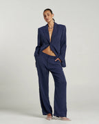 Boss Pant - Navy Pinstripe by Summi Summi - view 7