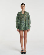 Sheer Long Sleeve Shirt - Viper - Summi Summi