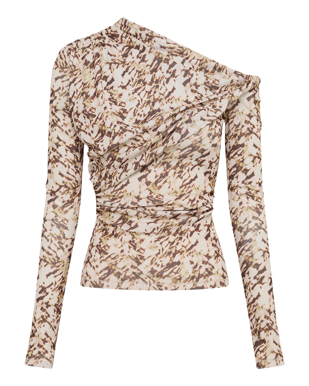 Liora Long Sleeve Mesh Top - Liora - Nude Lucy