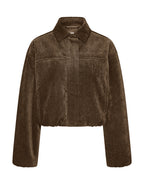 Sabina Bomber - Espresso - Nude Lucy