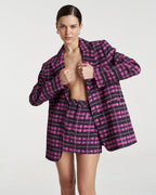 Oversized Blazer - Azalea Plaid - Summi Summi