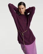 Bell Long Sleeve Knit - Mulberry - Summi Summi