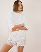 Chroma 3/4 Sleeve Tee - White - Commonplace Essentials