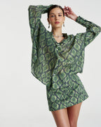 Sheer Long Sleeve Shirt - Viper - Summi Summi