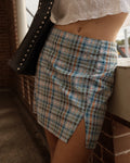 Amelie Check - Mini Skirt - Multi by Afends