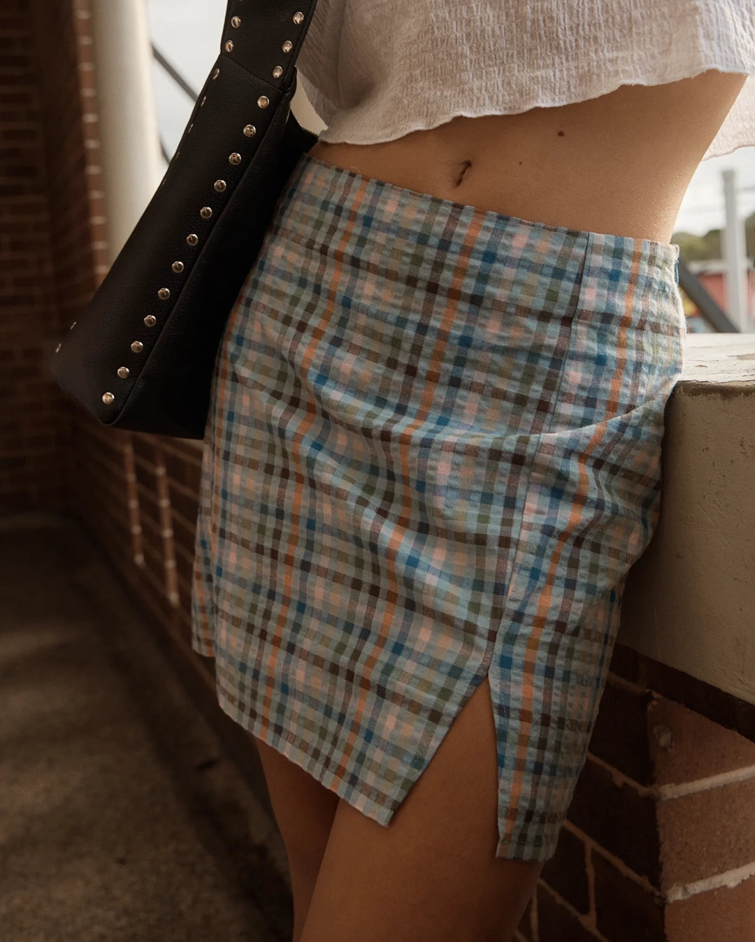 Amelie Check - Mini Skirt - Multi