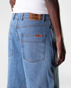 Baggy Denim Shorts - Washed Indigo by Butter Goods - view 3