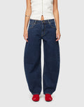 95 Tara Barrel Denim Jeans by Abrand