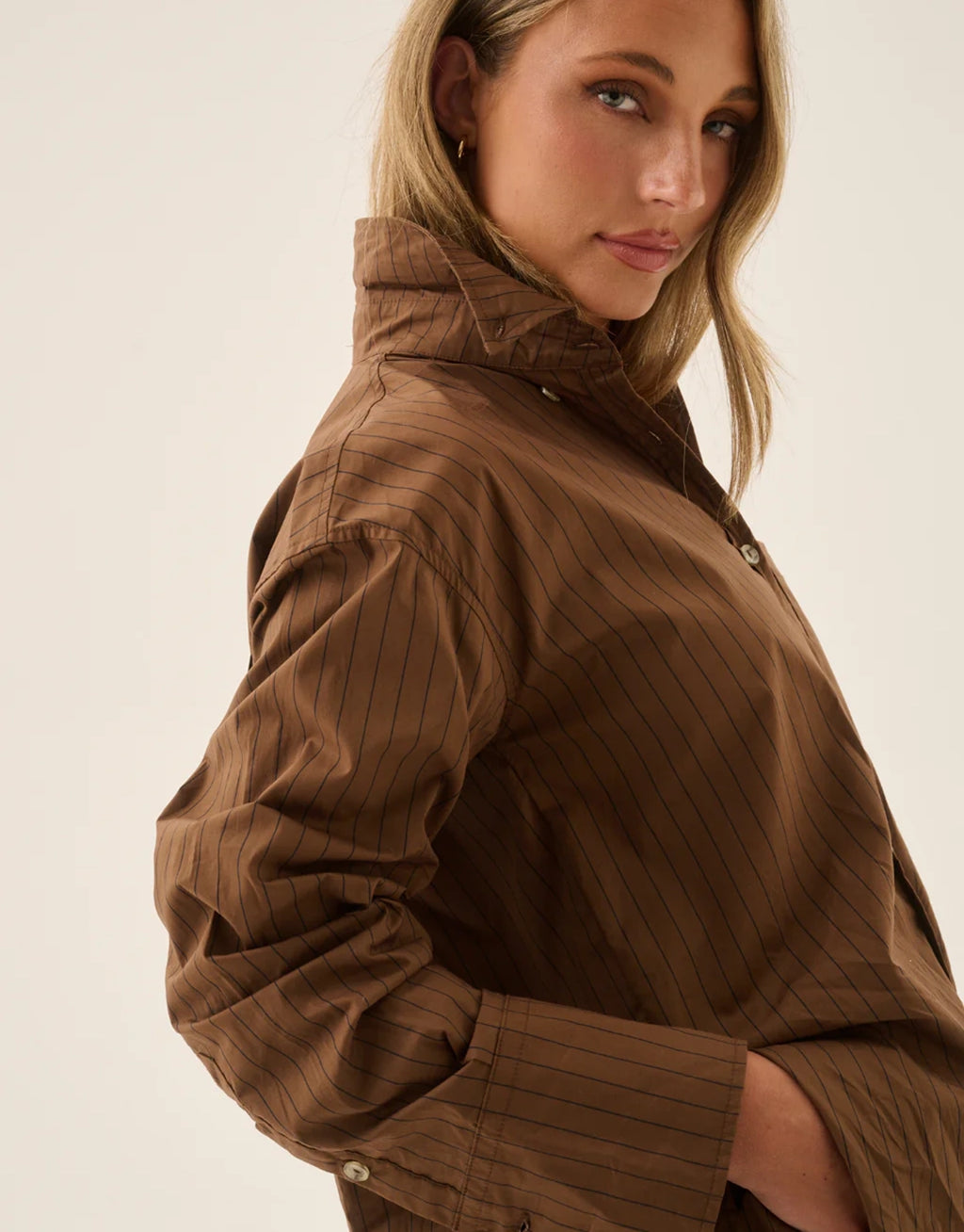 AJJA Pocket Shirt - Mocha by Araminta James - view 6