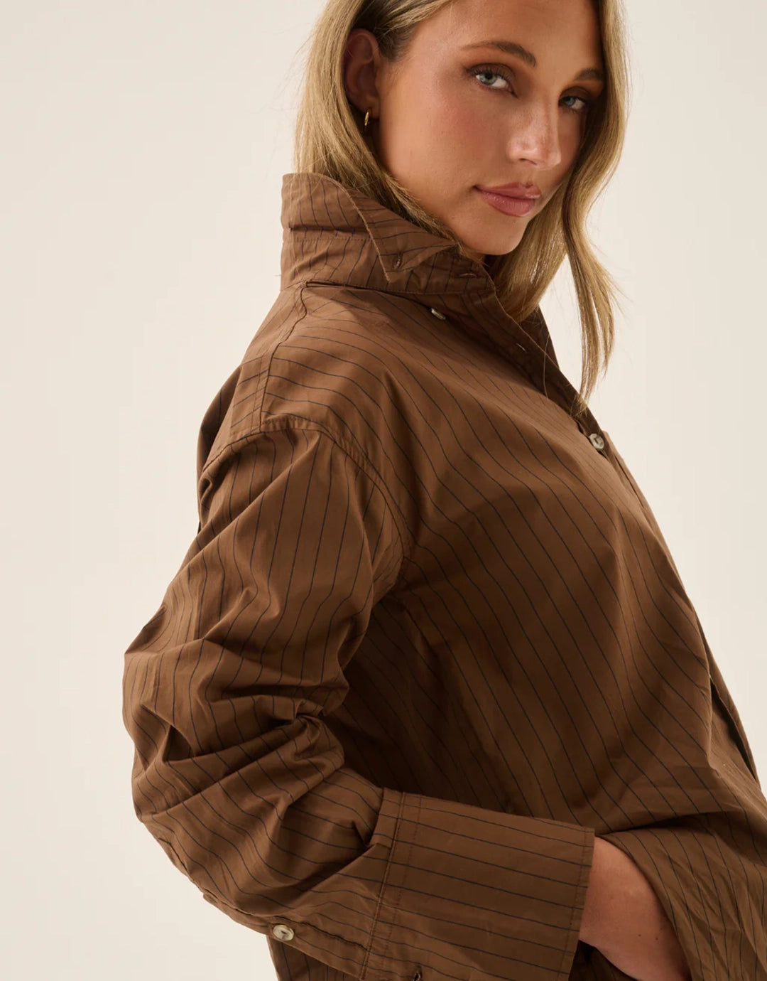 AJJA Pocket Shirt - Mocha by Araminta James - view 6