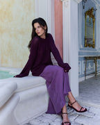 Bell Long Sleeve Knit - Mulberry - Summi Summi