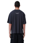 Script Tee - Aged Black by Barney Cools - view 3