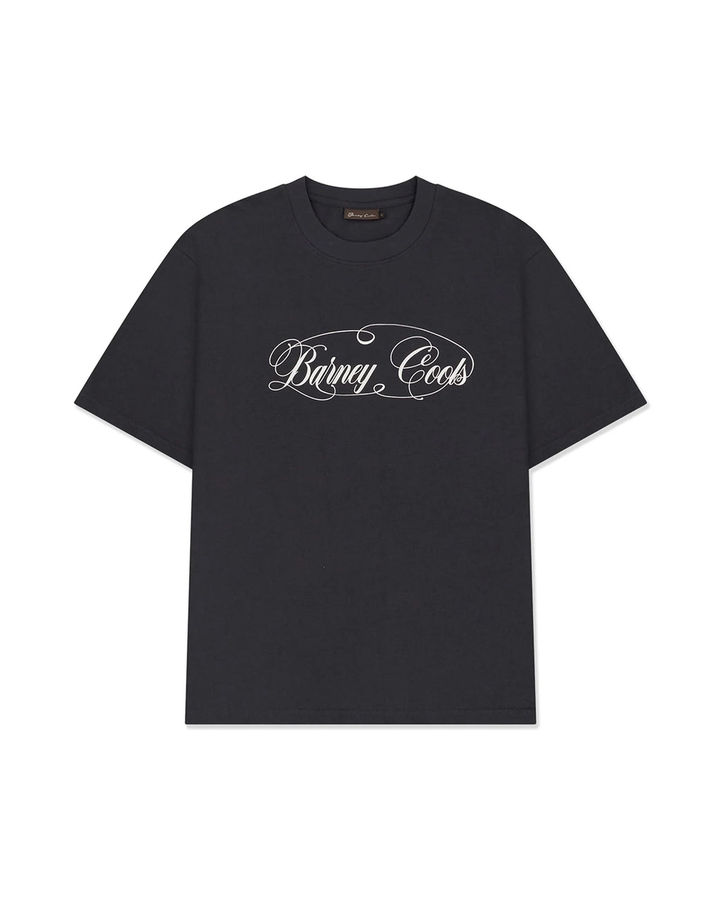 Script Tee - Aged Black