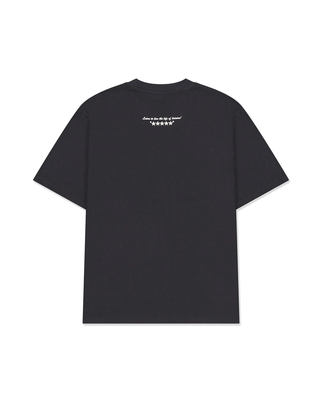 Script Tee - Aged Black