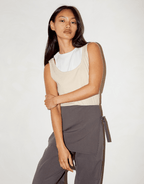Millie Double Layer Tank by Commonplace Essentials - view 2