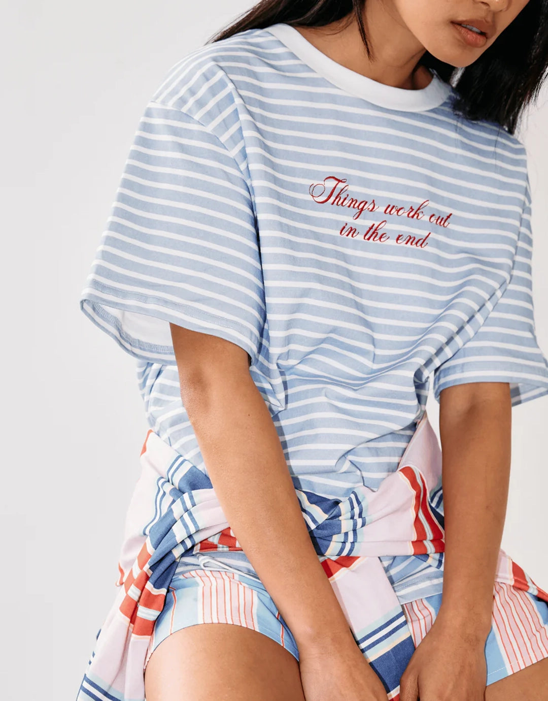 Morale T-Shirt - Baby Blue