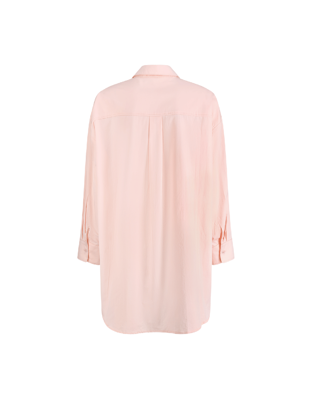 Peachy Oversized Shirt - Baby Pink