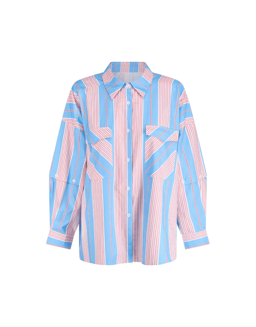 Eastern Shirt - Baby Blue / Pink
