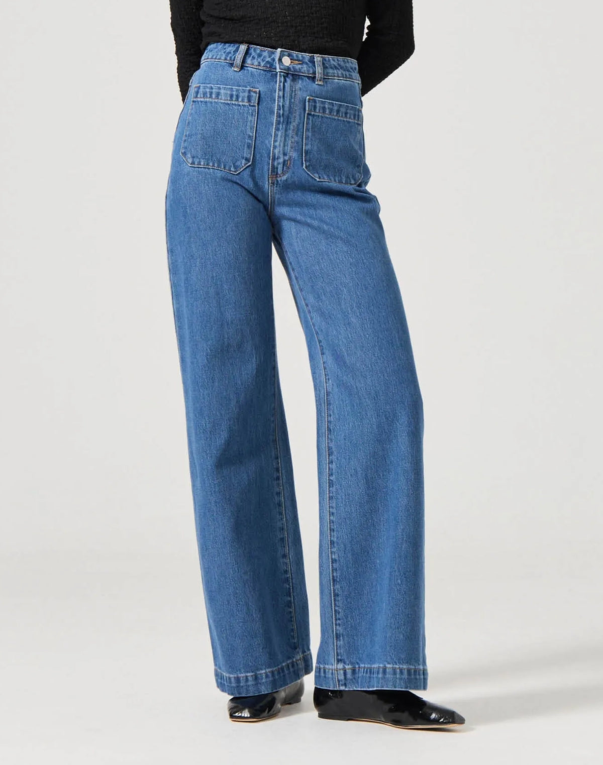 Sailor Long Denim Jeans