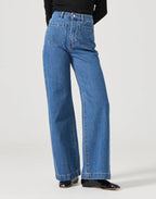 Sailor Long Denim Jeans by Rollas