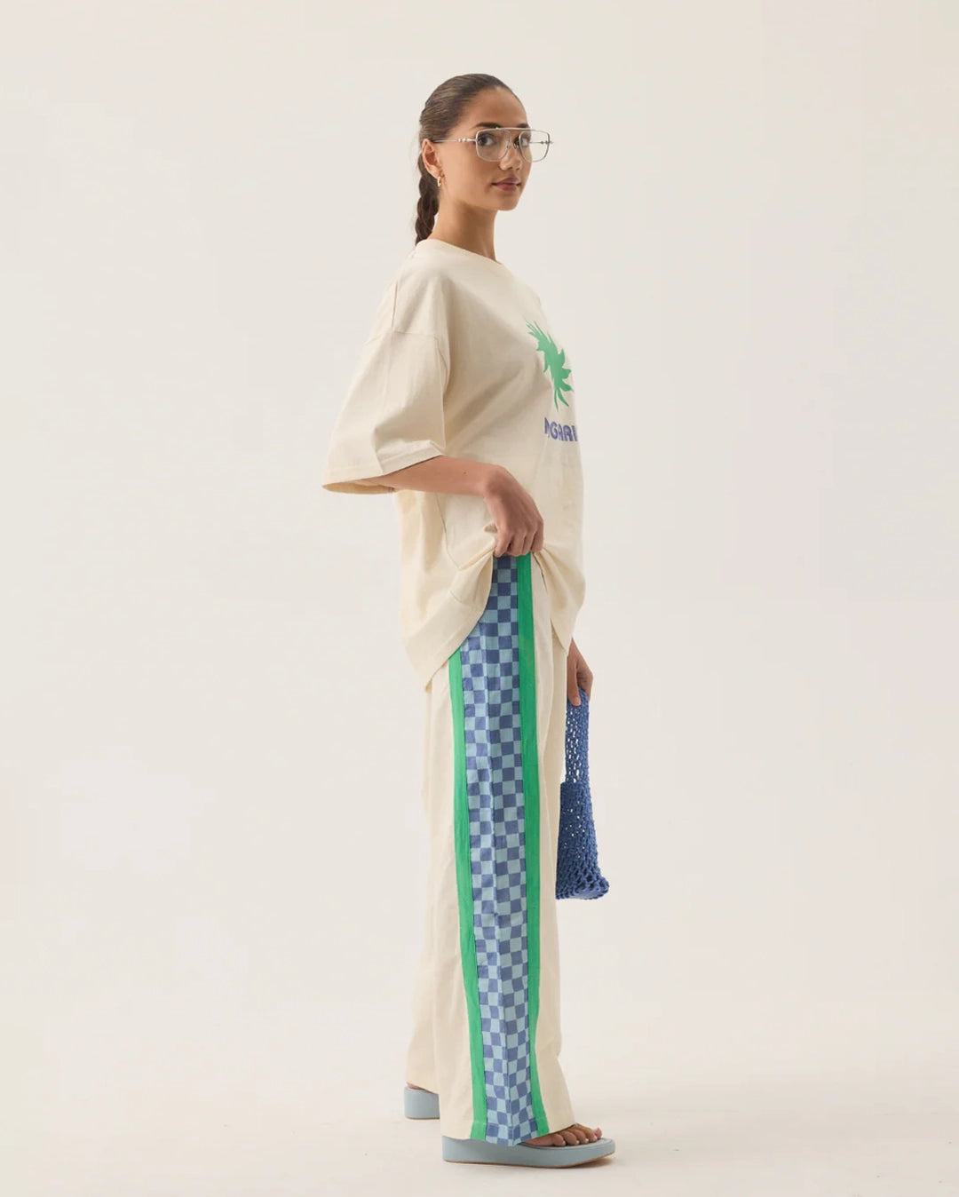 Sunset Pant - Warm White by Araminta James - view 5