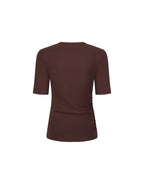 Ruched SS Tee by Commonplace Essentials - view 8