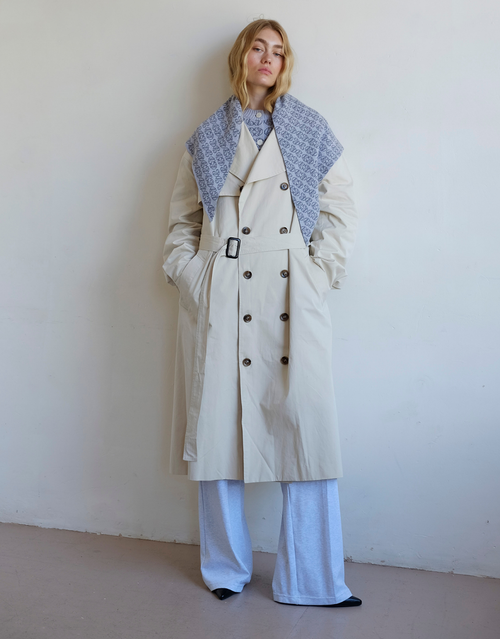 Anderson Oversized Trench - Paper by Commonplace Essentials - view 2