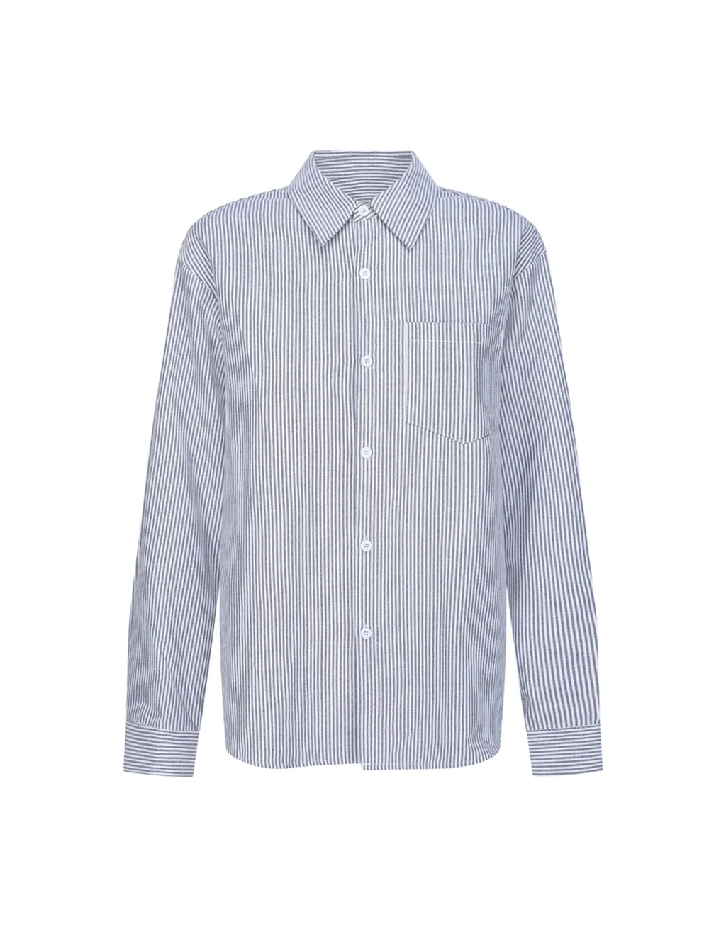 Beech Cottage Shirt - Black / White Stripe