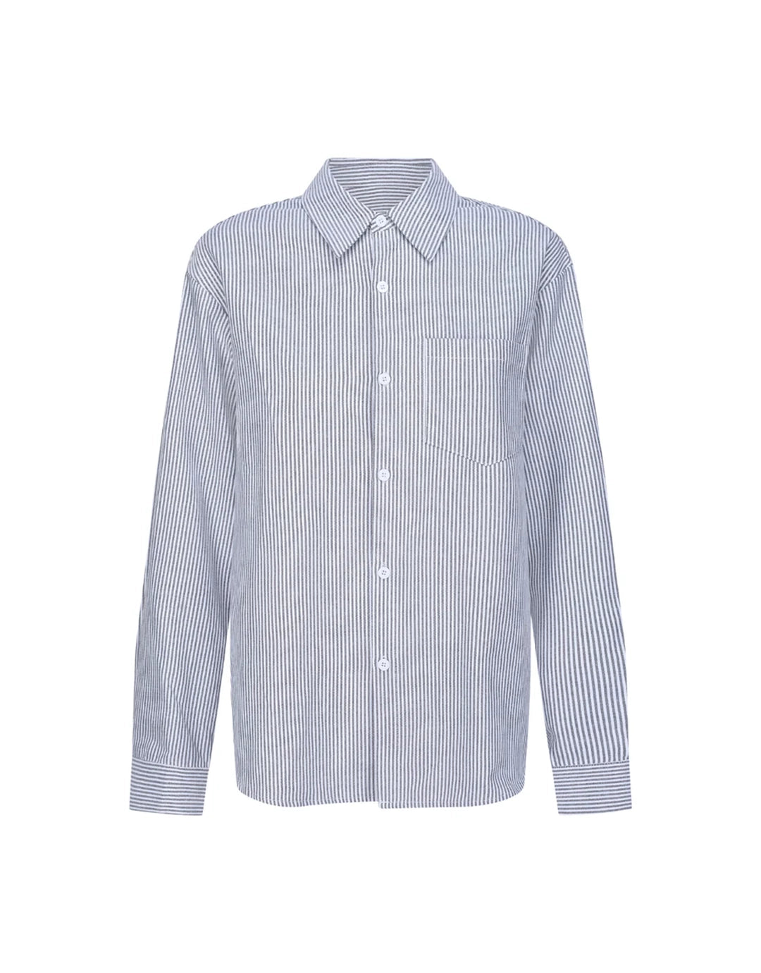 Beech Cottage Shirt - Black / White Stripe
