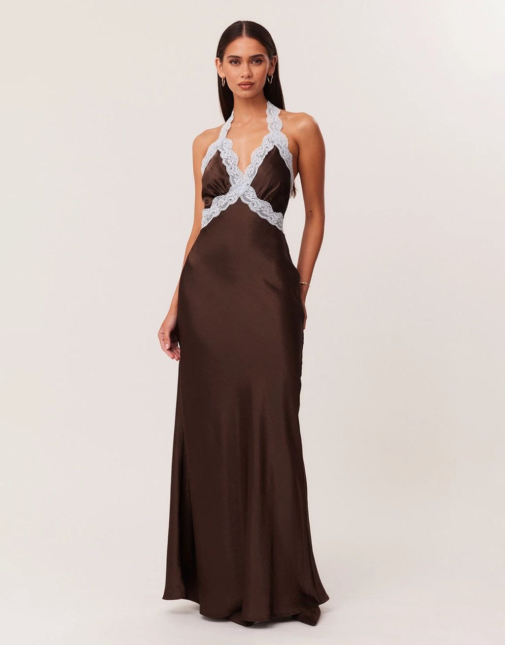 Tonya Slip Maxi Dress 2.0 - Chocolate