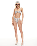 Bella Bottom - Beige Plaid by Lioness