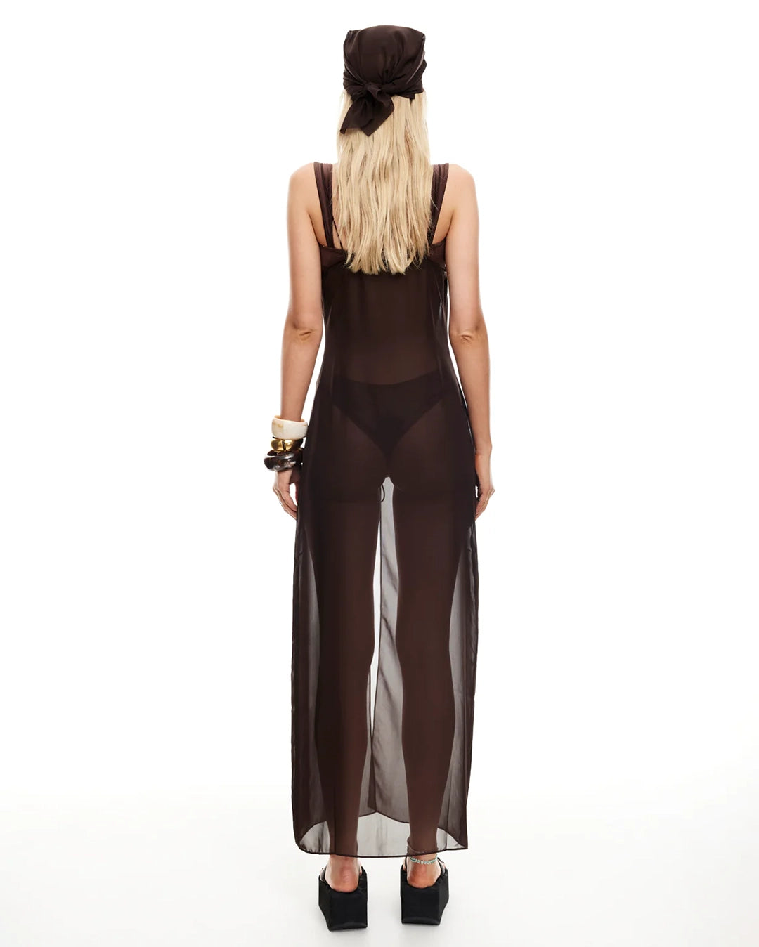 Dune Maxi Dress - Chocolate