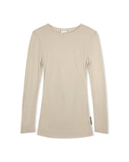 Husk Rib Hemp Jersey Long Sleeve Top - Husk by Zulu and Zephyr - view 4