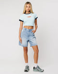 Carrie Denim Shorts - Jordan Worn by Abrand