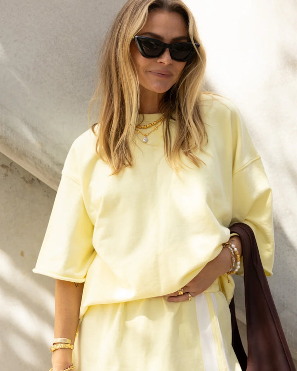 The Mason Tee - Lemon by Luna Lane