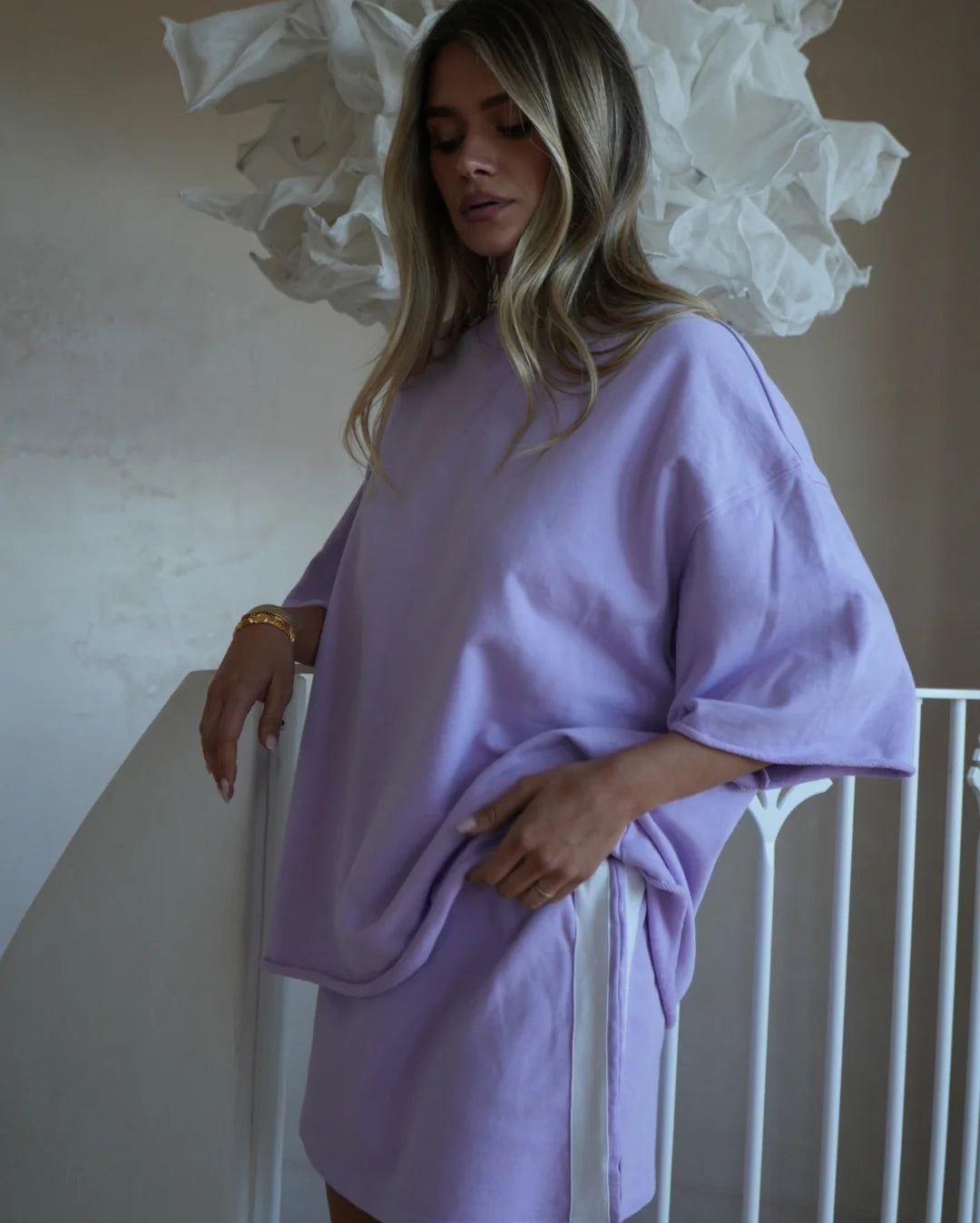 The Maya Mini Skirt - Lilac