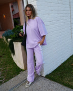 The Mason Tee - Lilac by Luna Lane - view 2
