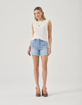 Lou Denim Shorts - Sunshine Blue by Rollas