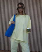 The Marley Pants - Lemon by Luna Lane - view 2