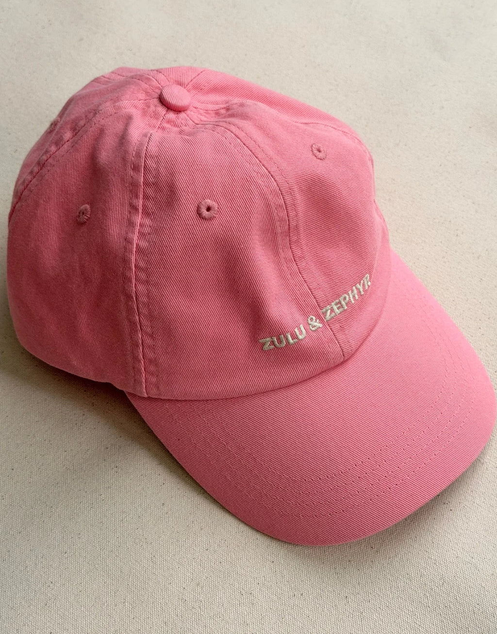 Zulu & Zephyr Canvas Cap - Pink