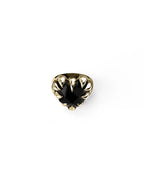 Love Claw Cocktail Ring - Gold Plated / Onyx by Stolen Girlfriends Club - view 3