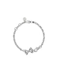 Pierced Bow Bracelet - Silver by Stolen Girlfriends Club