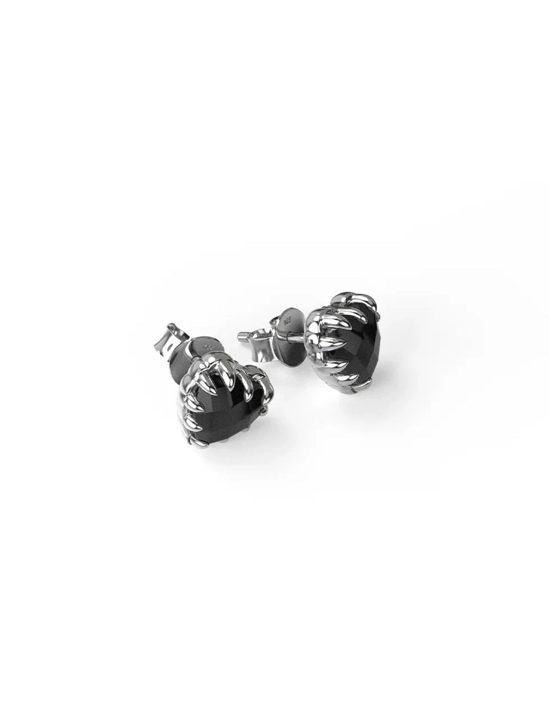 Love Claw Earrings - Silver