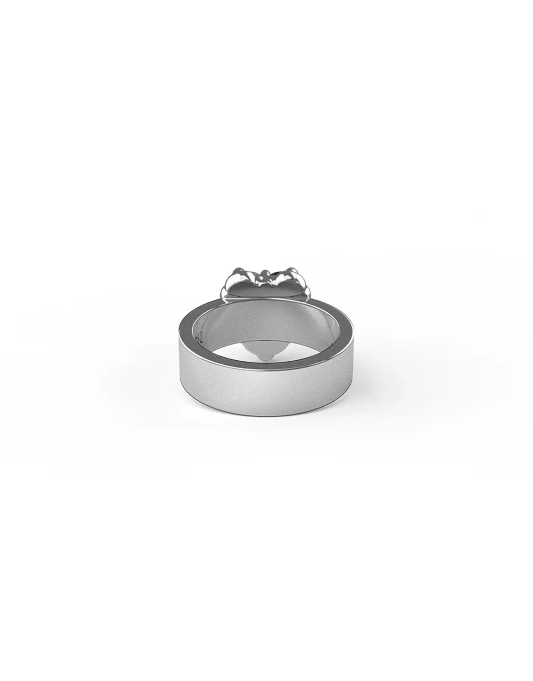 Love Claw Ring - Silver / Onyx