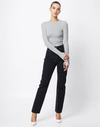 Grey Marle Brooklyn Top by Mossman - view 2