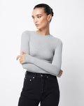 Grey Marle Brooklyn Top by Mossman