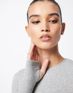Grey Marle Brooklyn Top by Mossman - view 5