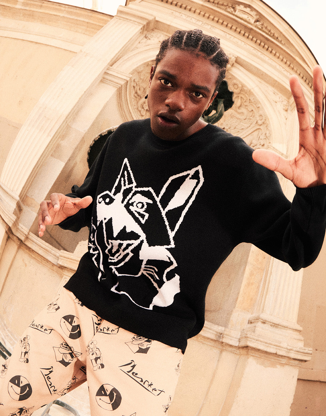 Cubism Beware Knit Sweater - Black