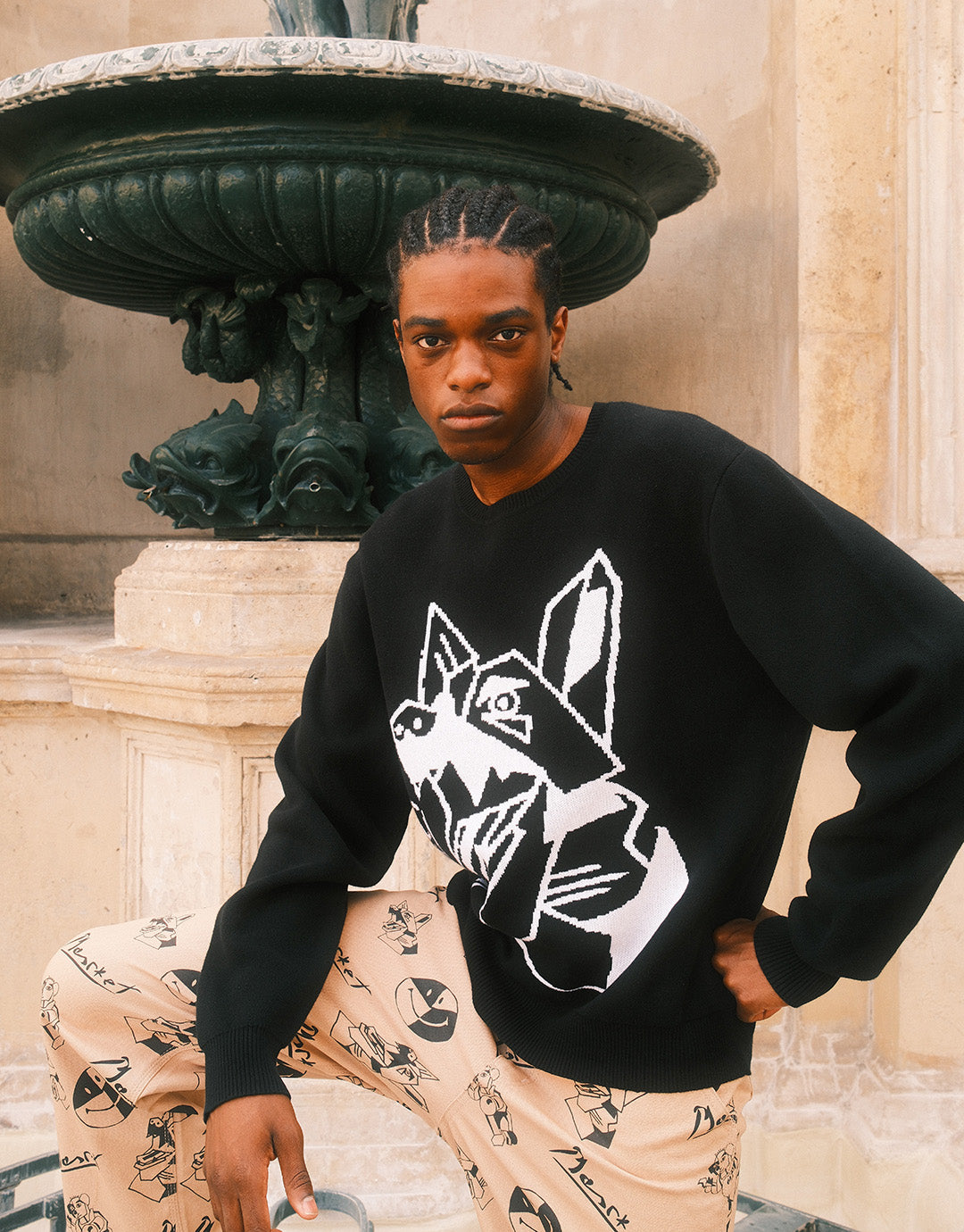 Cubism Beware Knit Sweater - Black