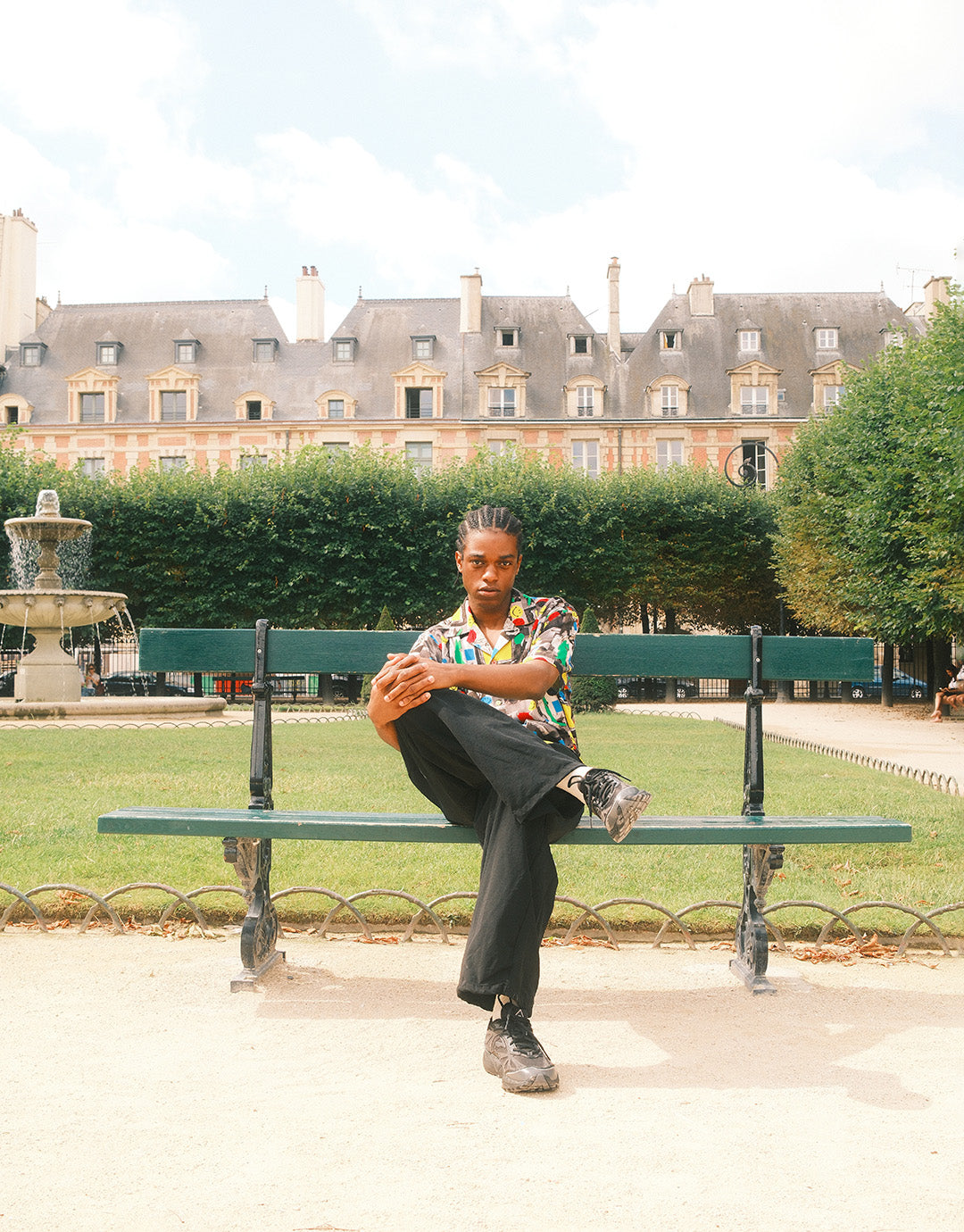 Smiley Collage Short Sleeve Shirt - Multi